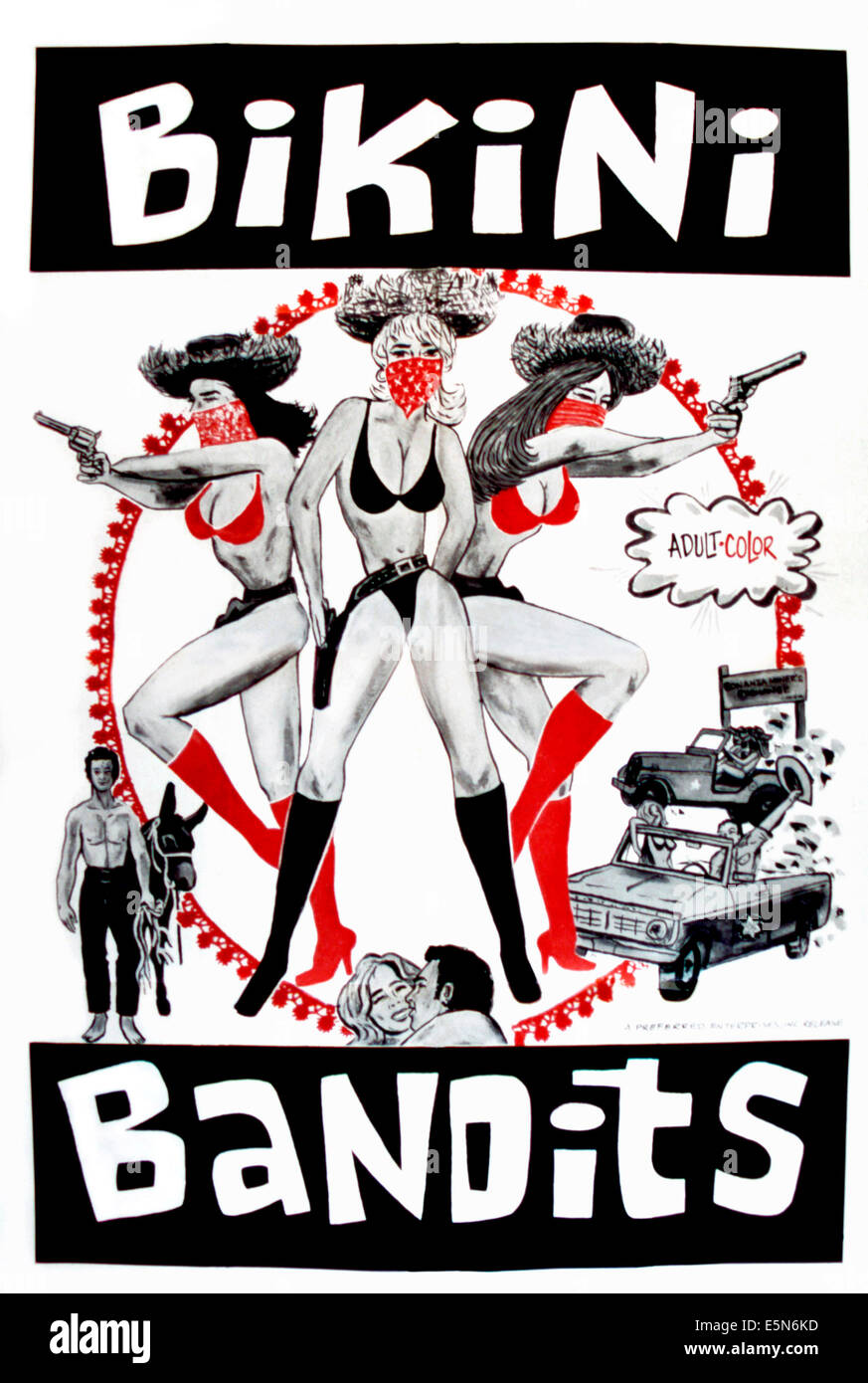 BIKINI BANDITS, Poster Art, 2002 Stock Photo - Alamy