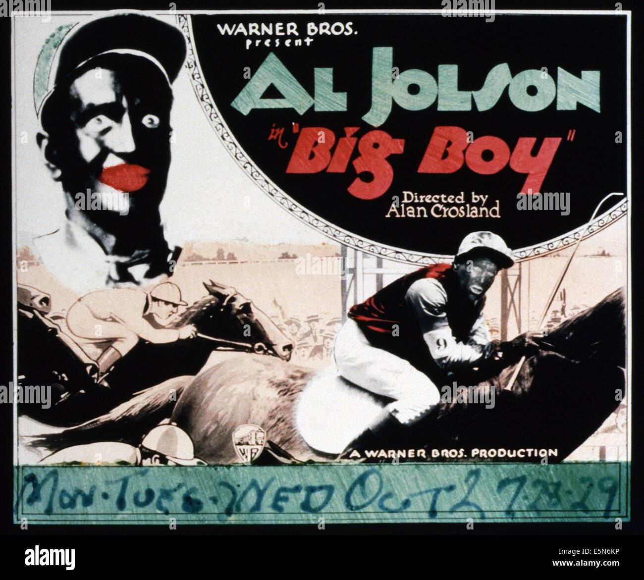 BIG BOY, Al Jolson, 1930 Stock Photo Alamy