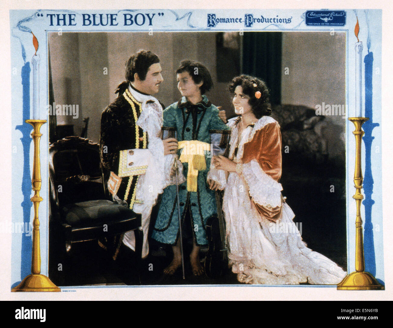 THE BLUE BOY, Philippe De Lacy (center), 1926 Stock Photo