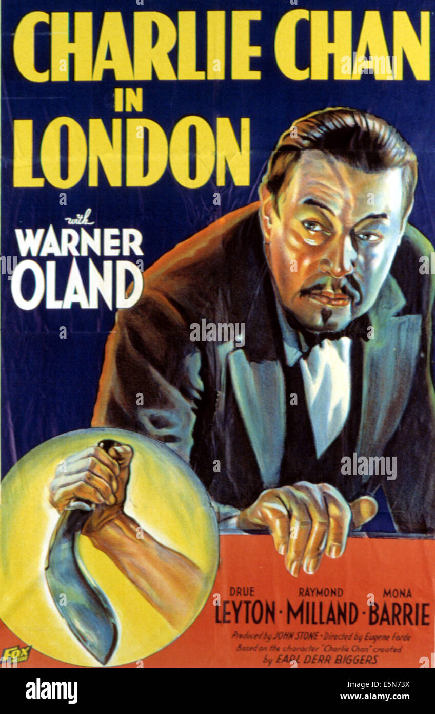 CHARLIE CHAN IN PARIS, Warner Oland, 1934 TM and Copyright (c) 20th ...