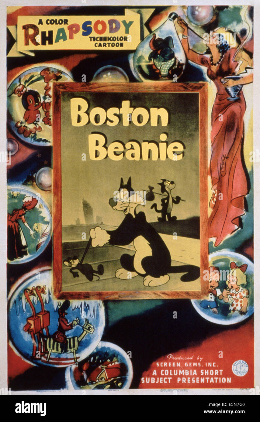 BOSTON BEANIE, poster, 1947 Stock Photo
