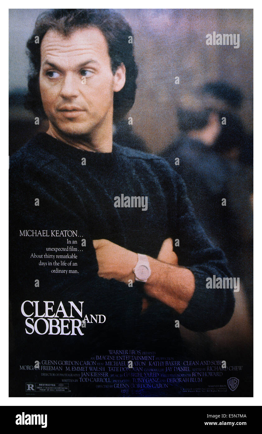 Clean And Sober Michael Keaton 1988 C Warner Brothers Courtesy Stock Photo Alamy