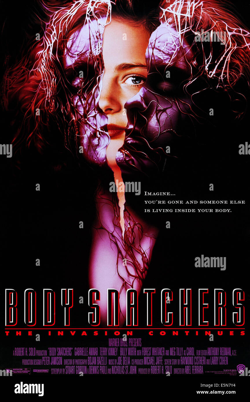 BODY SNATCHERS, US poster art, Gabrielle Anwar, 1993, © Warner Brothers/courtesy Everett Collection Stock Photo