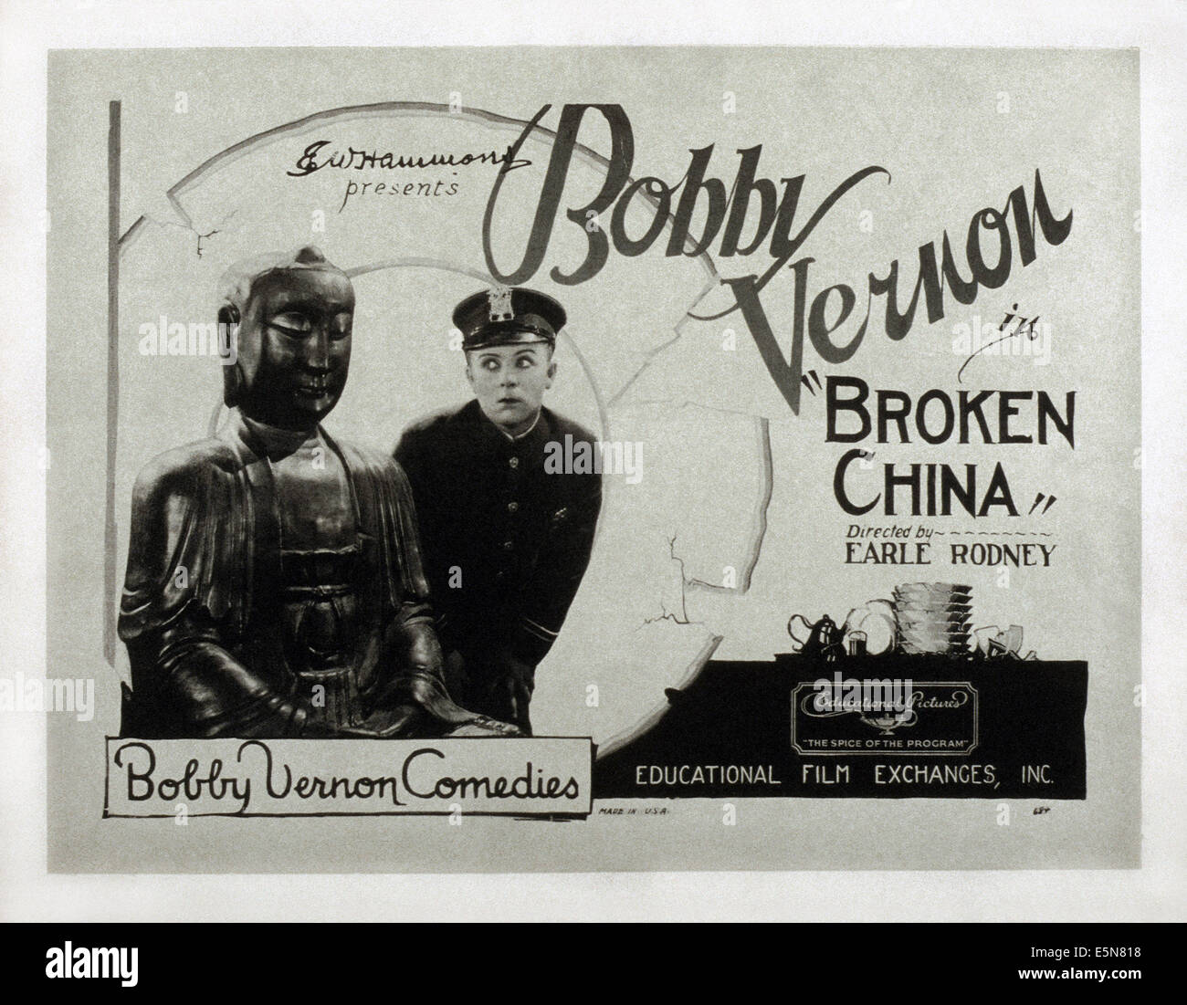 BROKEN CHINA, Bobby Vernon, 1926 Stock Photo
