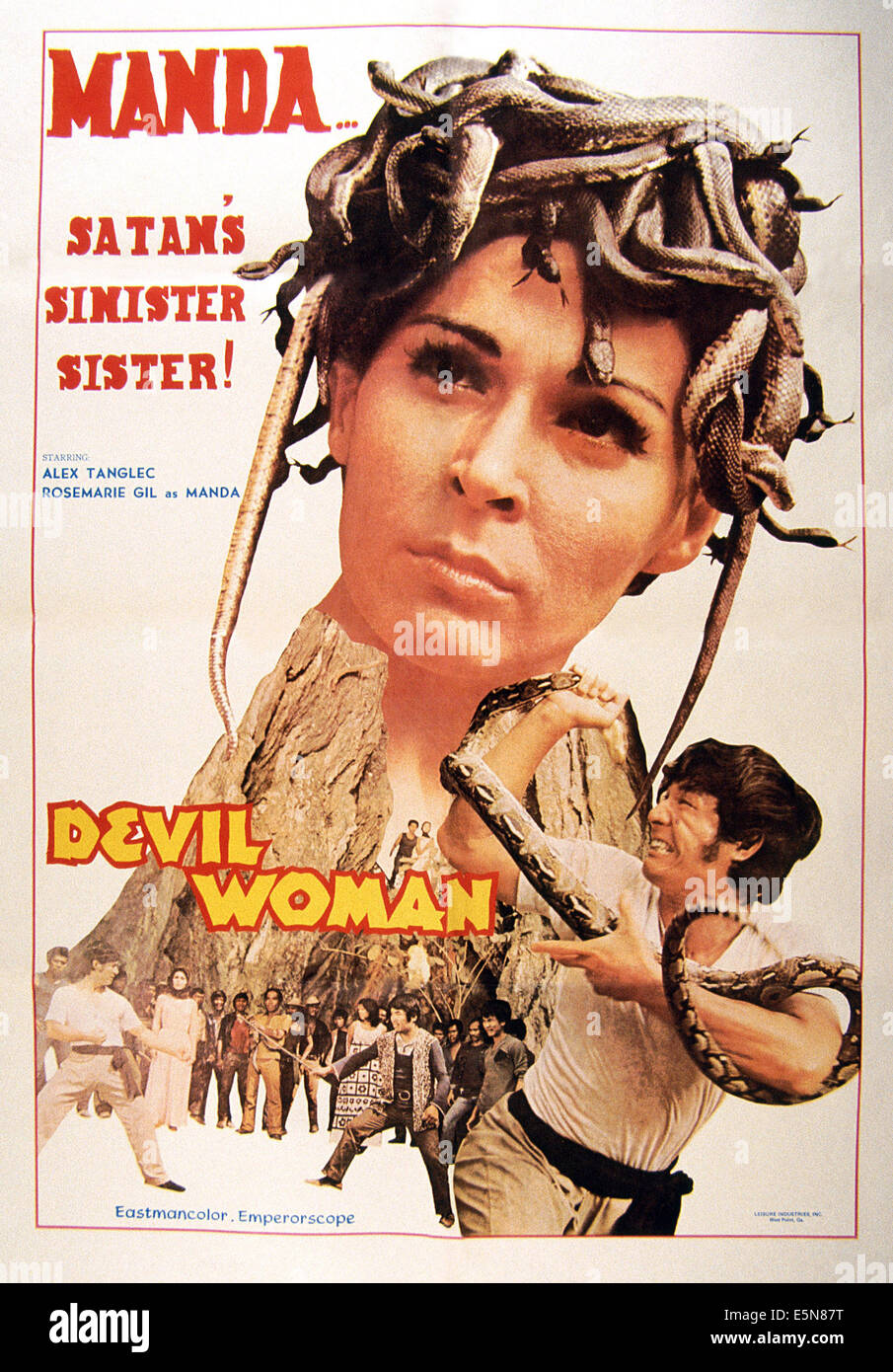 DEVIL WOMAN, Rosemarie Gil, poster, 1970 Stock Photo Alamy