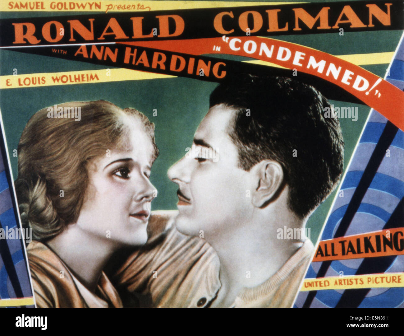 CONDEMNED, Ann Harding, Ronald Colman, 1929 Stock Photo
