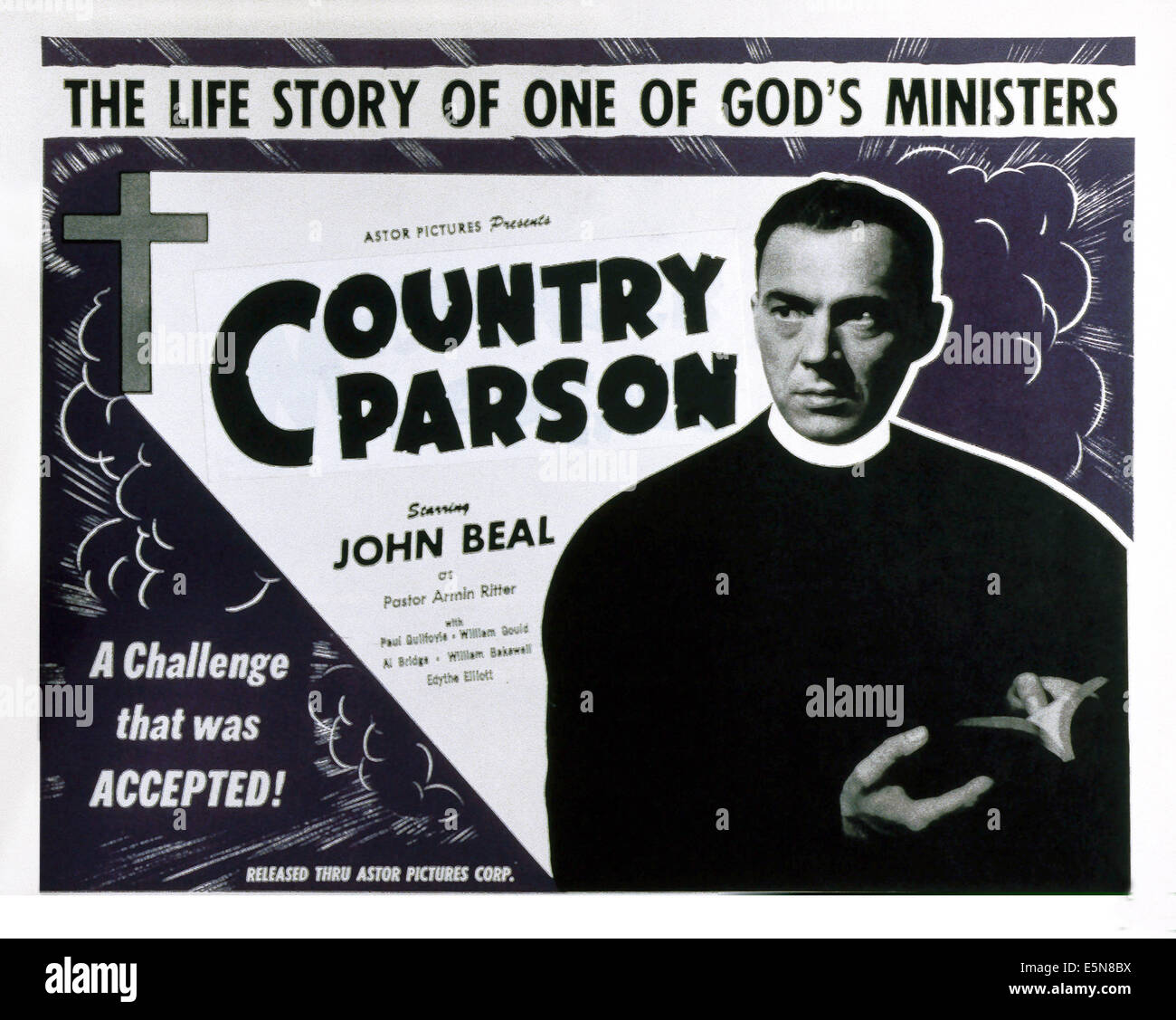 COUNTRY PARSON, (aka MESSENGER OF PEACE), John Beal, 1947 Stock Photo