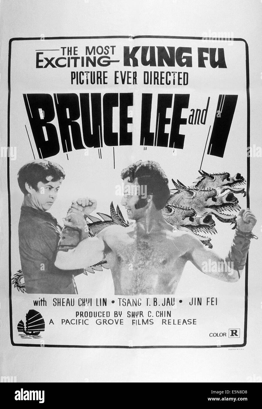 BRUCE LEE AND I, poster, 1973 Stock Photo