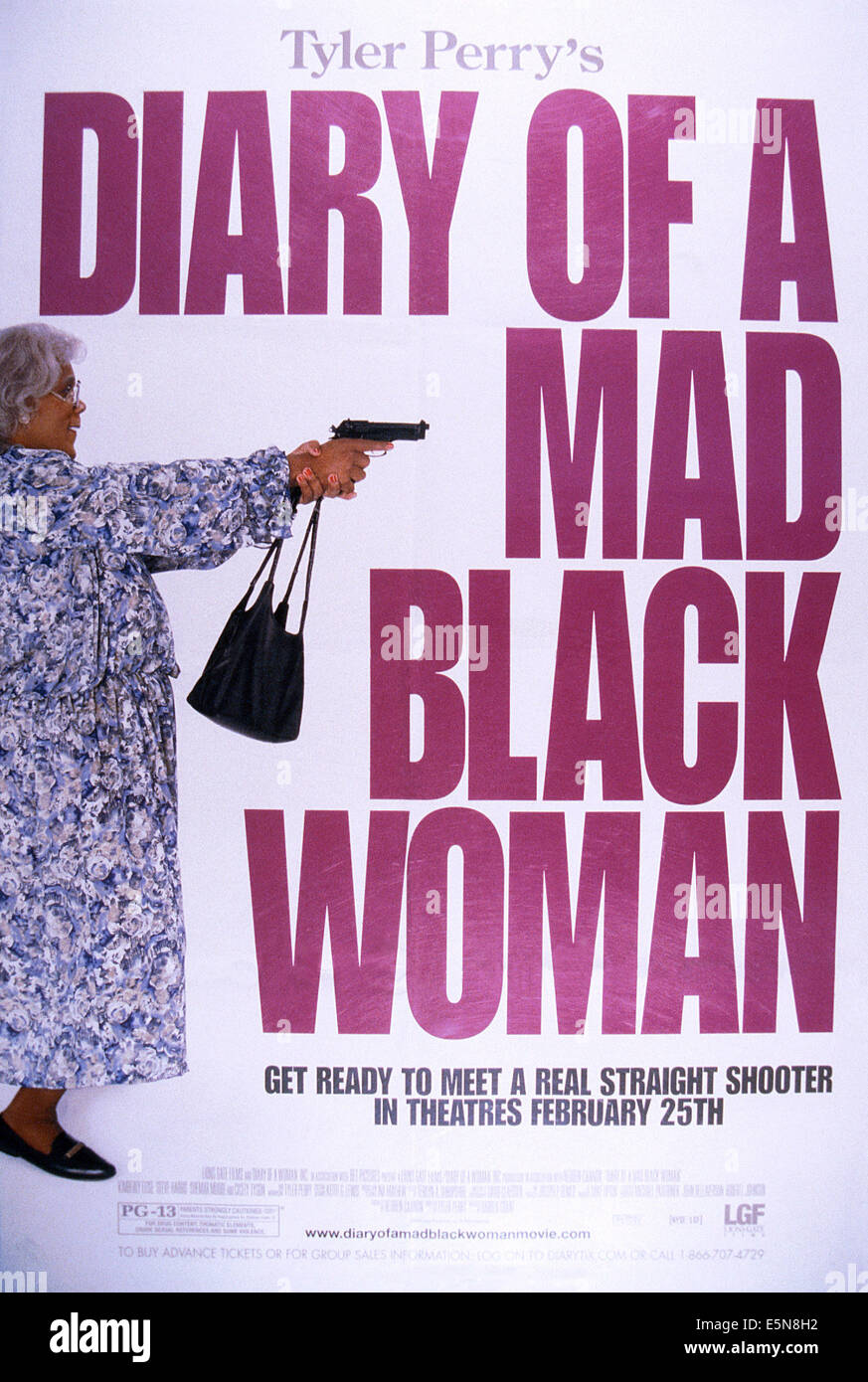 DIARY OF A MAD BLACK WOMAN, U.S. poster, Tyler Perry, 2005. ©Lions 