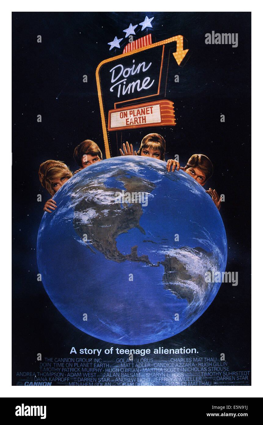 DOIN' TIME ON PLANET EARTH, 1988, © Cannon Films/courtesy Everett Collection Stock Photo