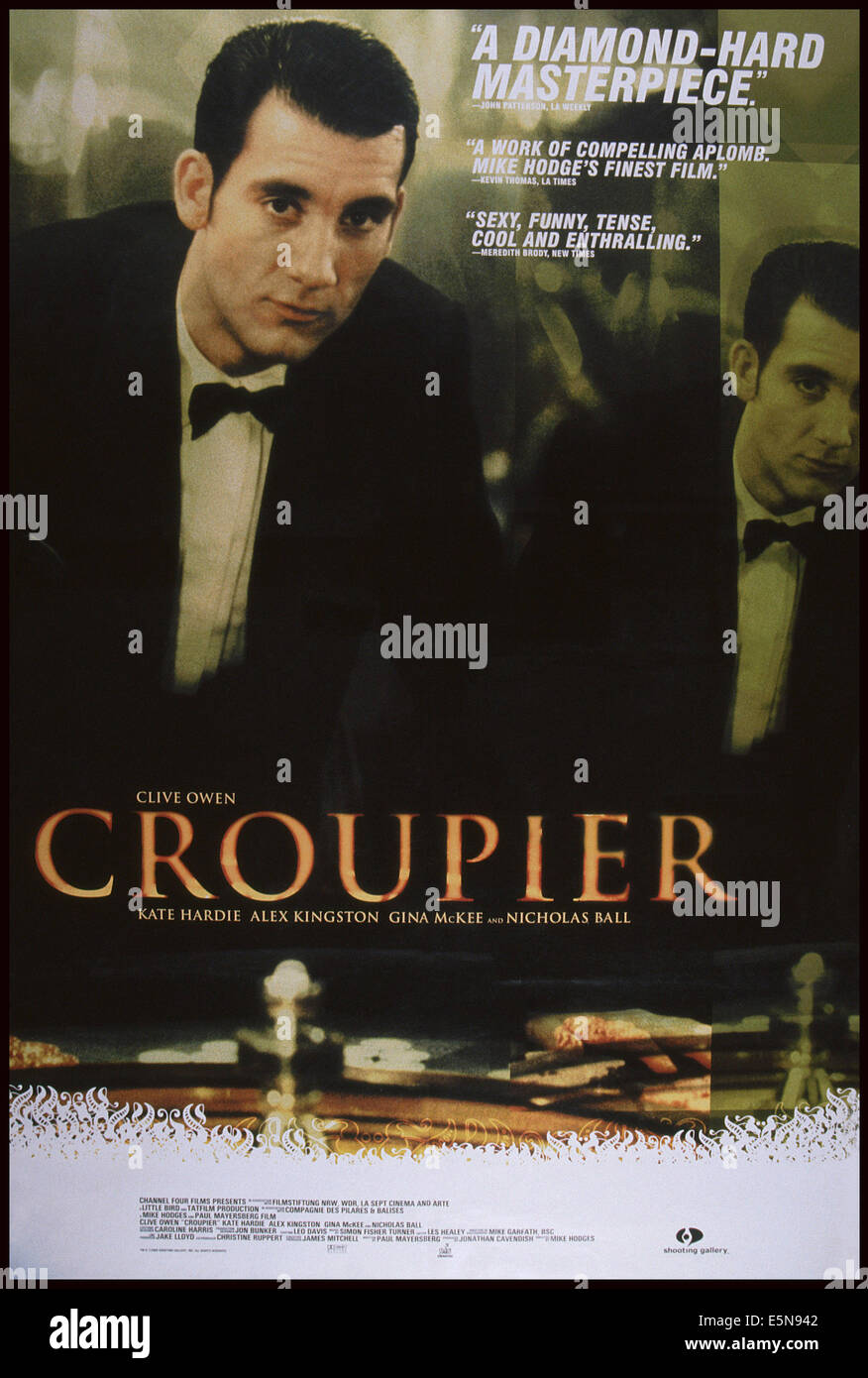 CROUPIER, poster, Clive Owen, 1998. ©Shooting Gallery/courtesy Everett ...