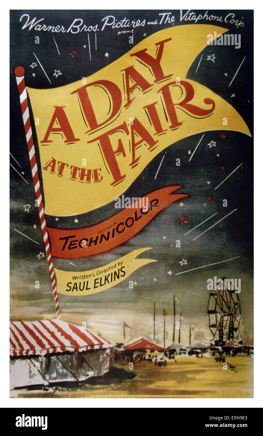 A DAY AT THE FAIR, U.S. poster, 1947 Stock Photo