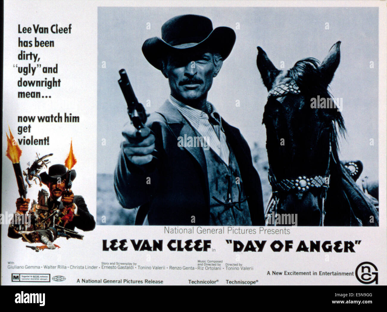 DAY OF ANGER, Lee Van Cleef, 1967 Stock Photo