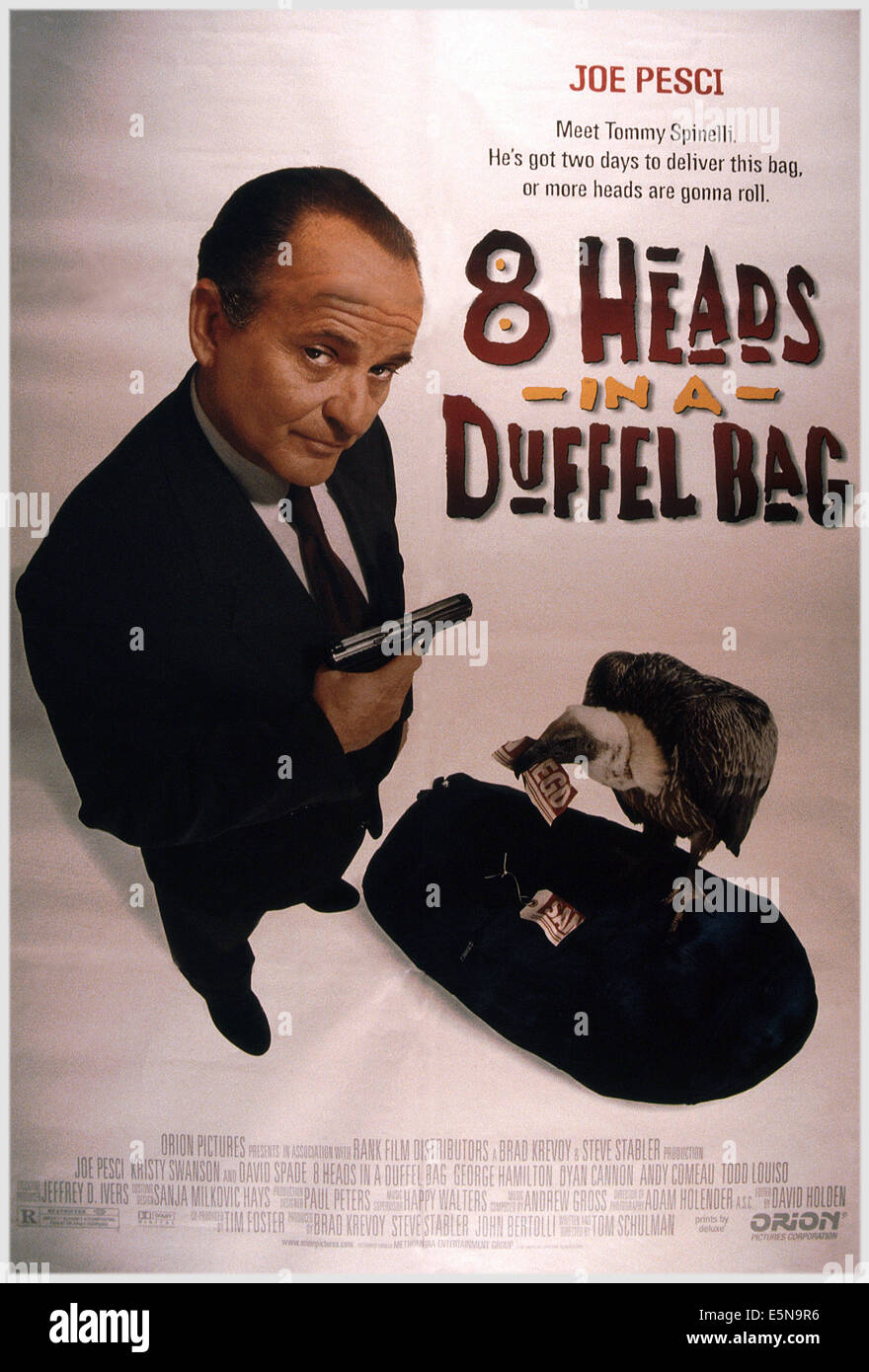 8 HEADS IN A DUFFEL BAG, Joe Pesci, 1997, © Orion/courtesy Everett