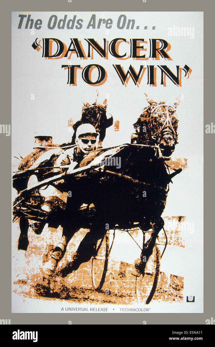 DANCER TO WIN, poster, 1970 Stock Photo