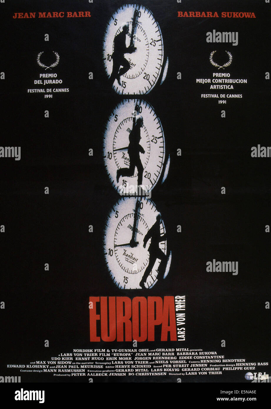 EUROPA, poster, 1991. ©Prestige/courtesy Everett Collection Stock Photo