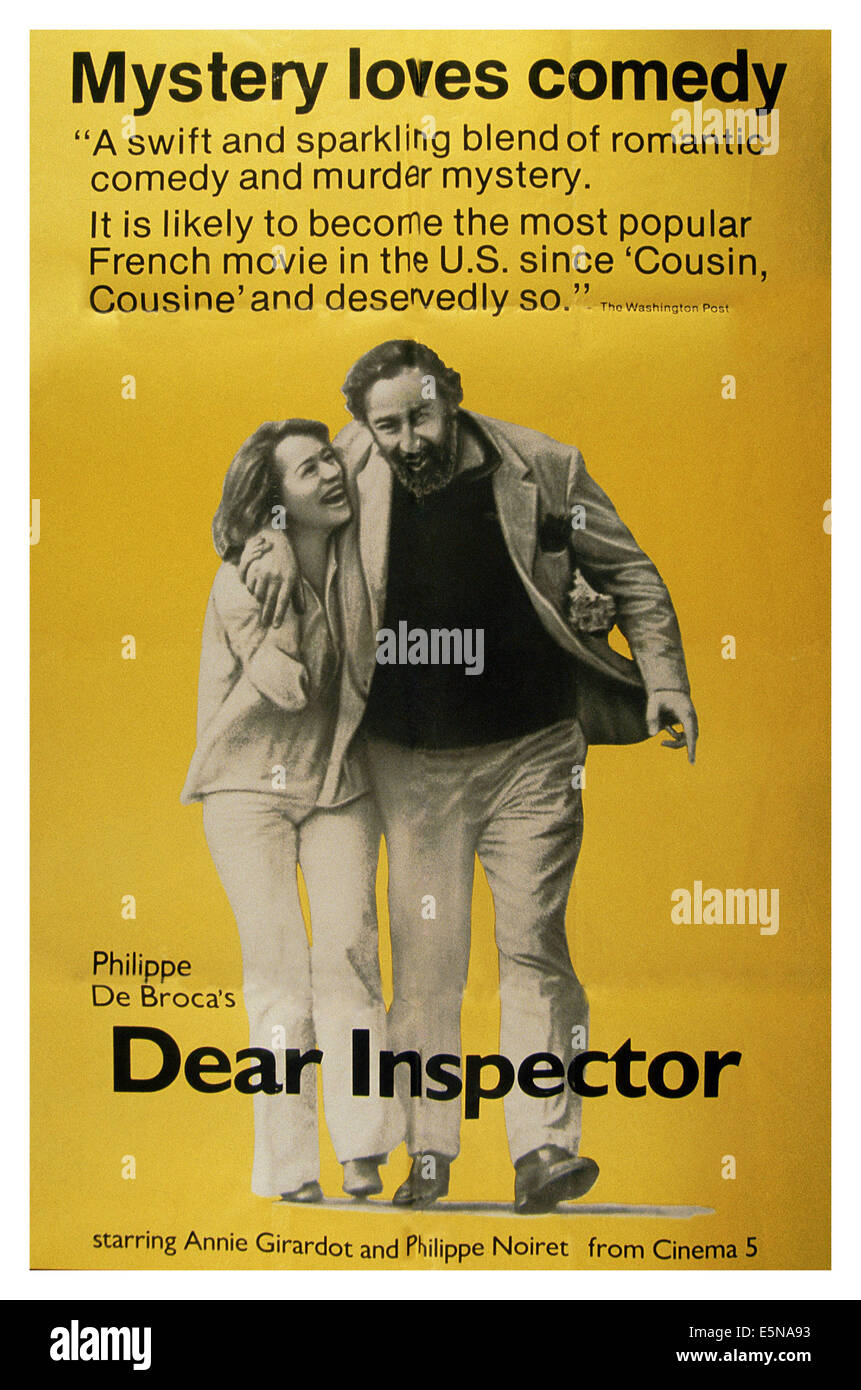 DEAR INSPECTOR, (aka TENDRE POULET), from left: Annie Girardot, Philippe  Noiret, 1978, © Cinema 5/courtesy Everett Collection Stock Photo - Alamy