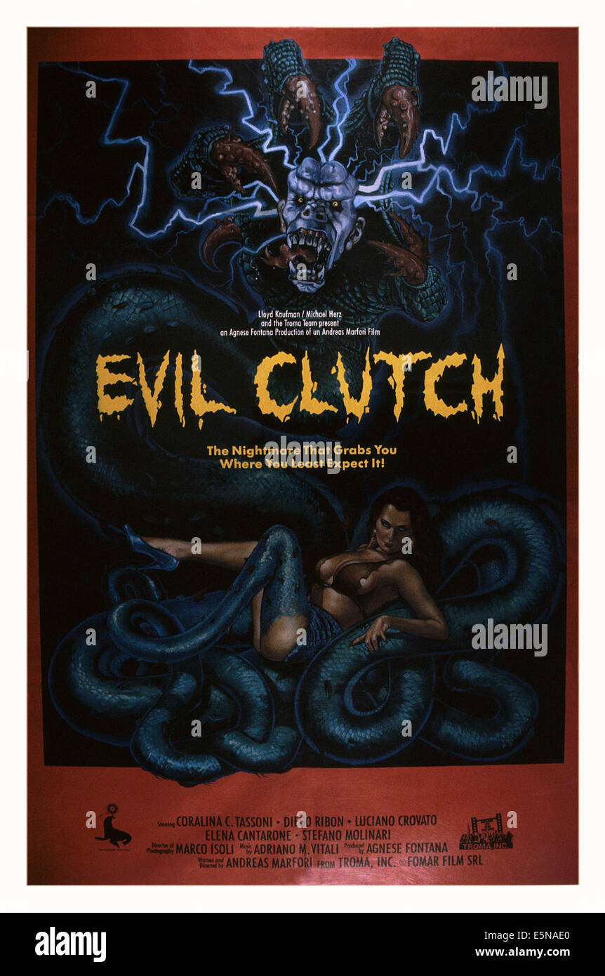 EVIL CLUTCH, (aka IL BOSCO 1), poster, Elena Cantarone, 1988.  ©Troma/courtesy Everett Collection Stock Photo - Alamy