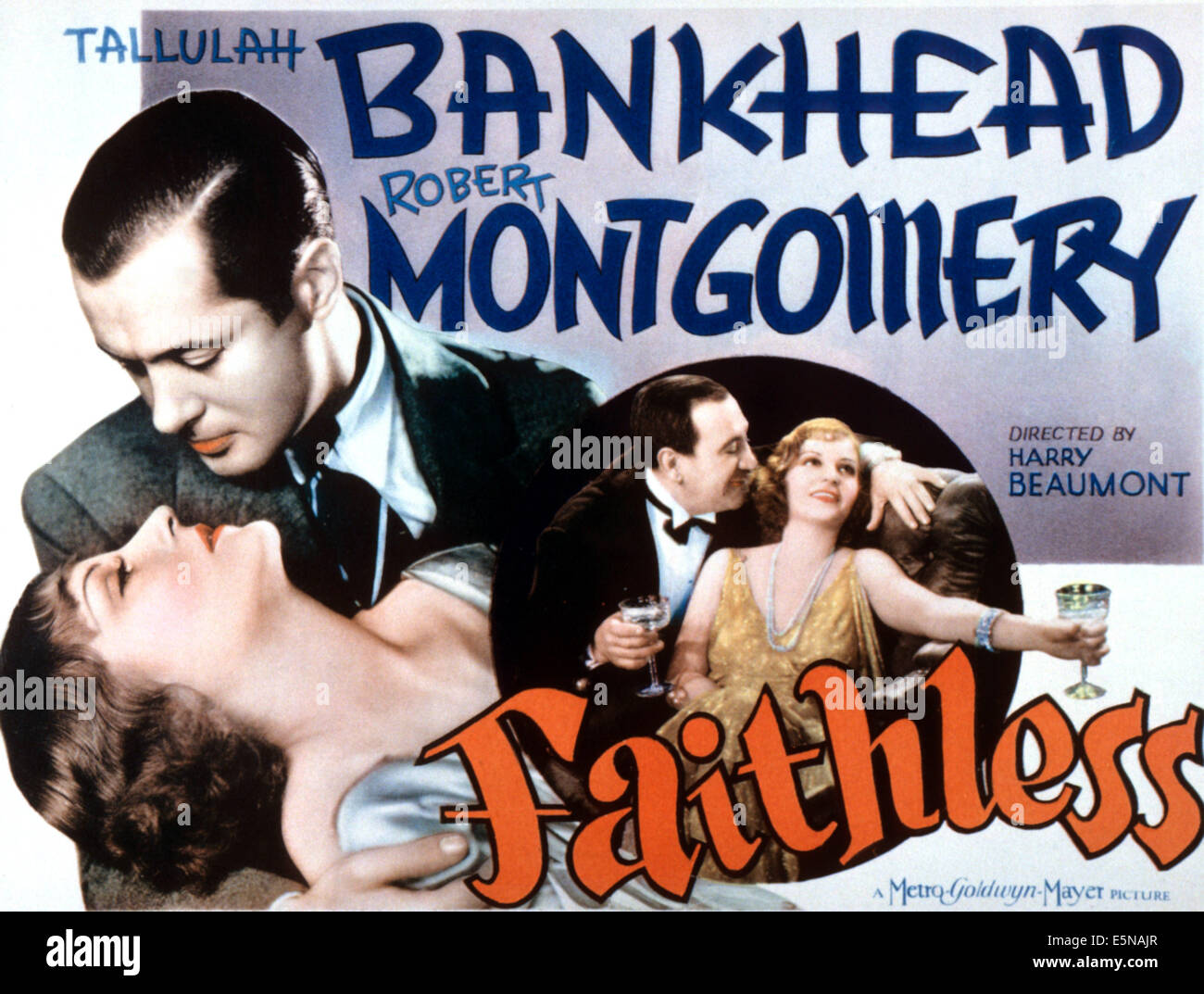 Download this stock image: FAITHLESS, Tallulah Bankhead, Robert Montgomery,...