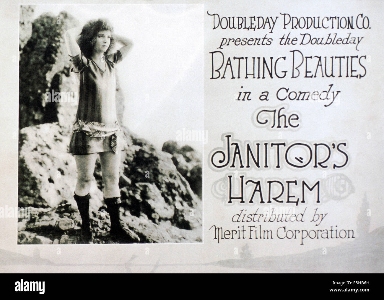 THE JANITOR'S HAREM, 1922 Stock Photo