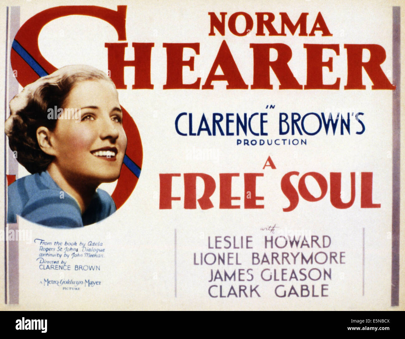 A FREE SOUL, Norma Shearer, 1931 Stock Photo - Alamy