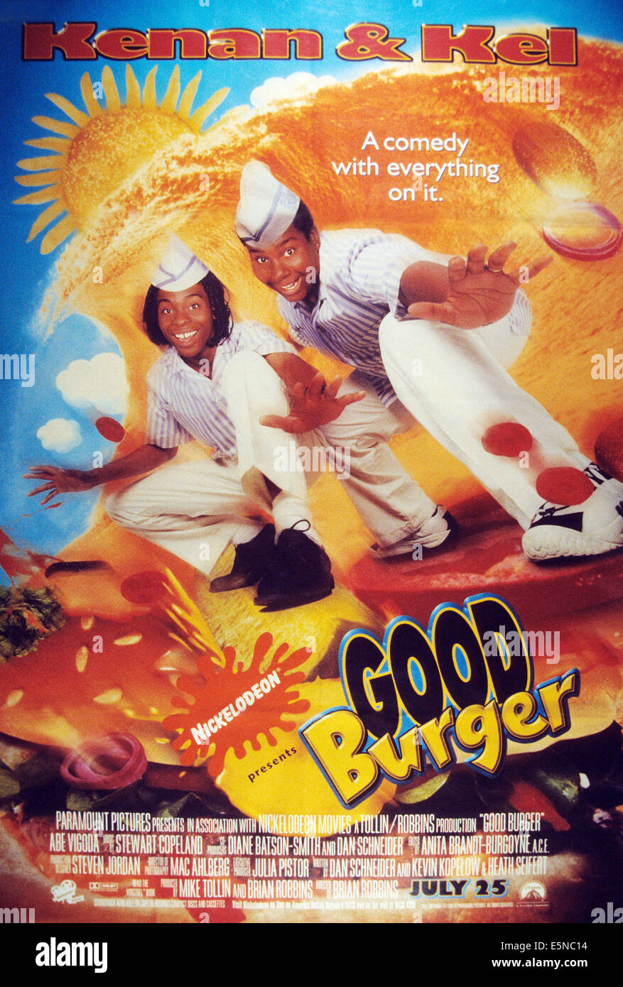 GOOD BURGER, l-r: Kel Mitchell, Kenan Thompson, poster art, 1997, ©Paramount Pictures/courtesy Everett Collection Stock Photo