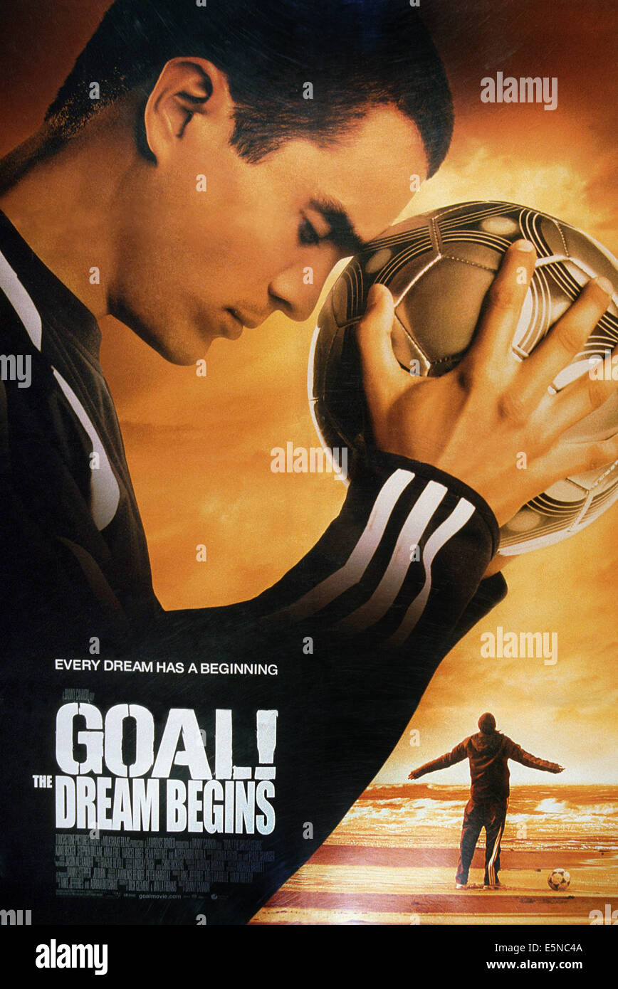 GOAL! THE DREAM BEGINS, poster, Kuno Becker, 2005. ©Buena Vista