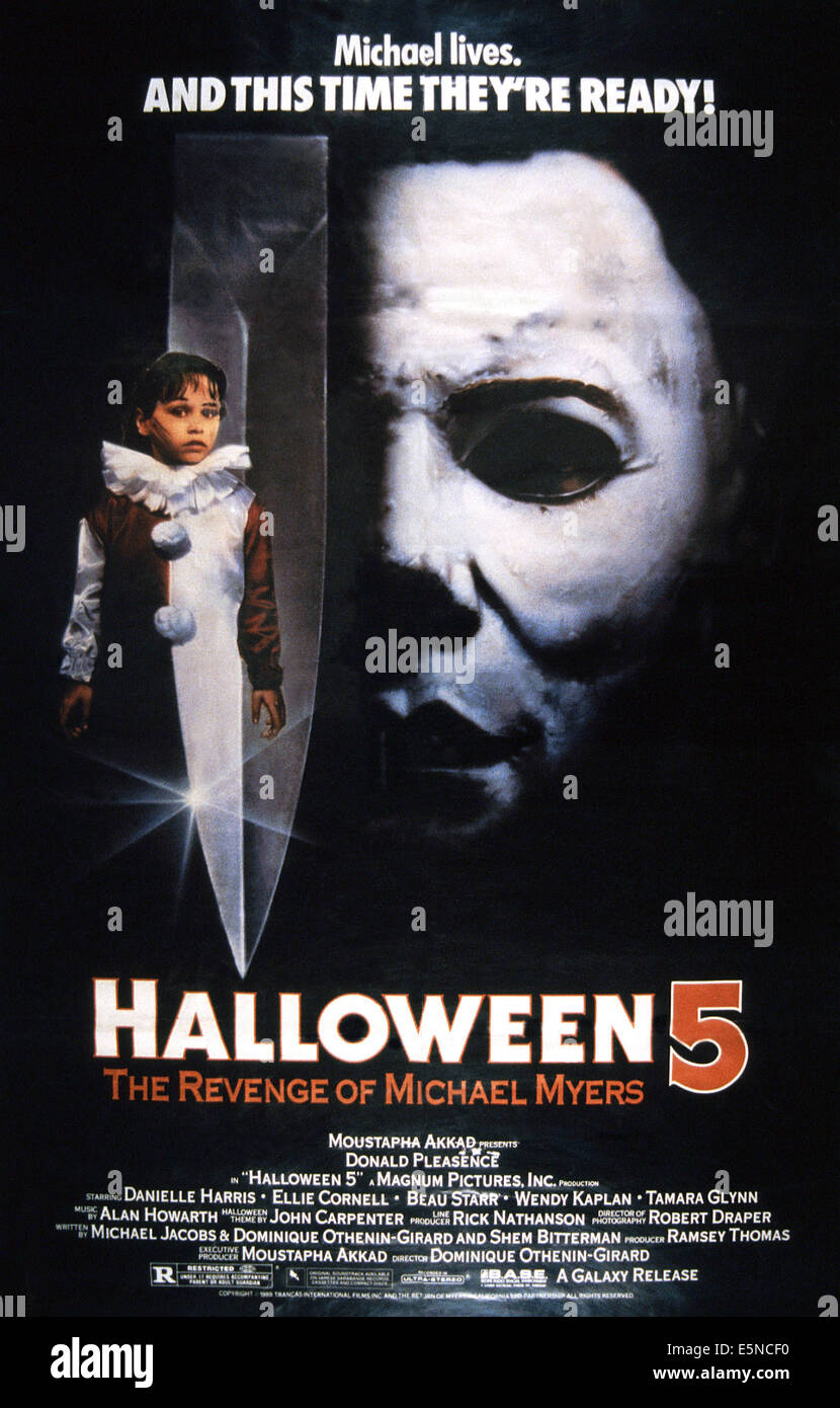 HALLOWEEN 5, Danielle Harris, 1989, © Galaxy International/courtesy