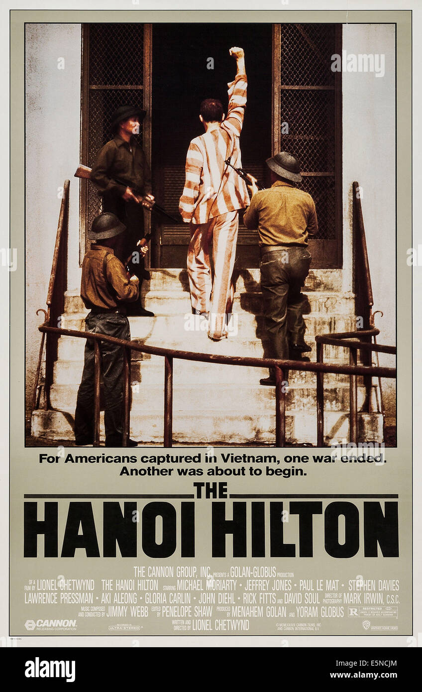 THE HANOI HILTON, US poster art, 1987, ©Cannon Films/courtesy Everett Collection Stock Photo