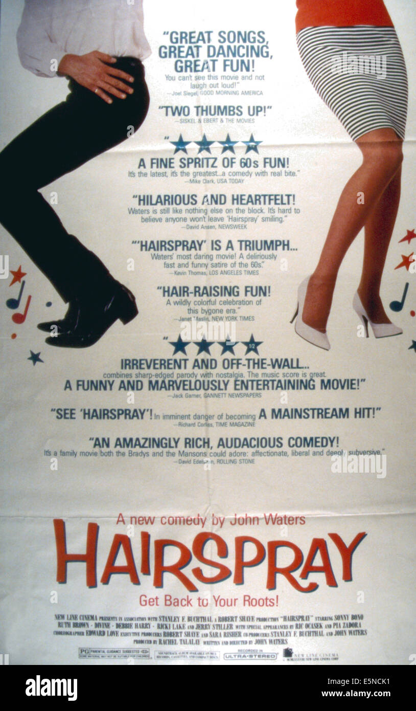 Comédie Musicale De John Waters En 1988 HAIRSPRAY, 1988. © New Line Cinema/ Courtesy: Everett Collection Stock