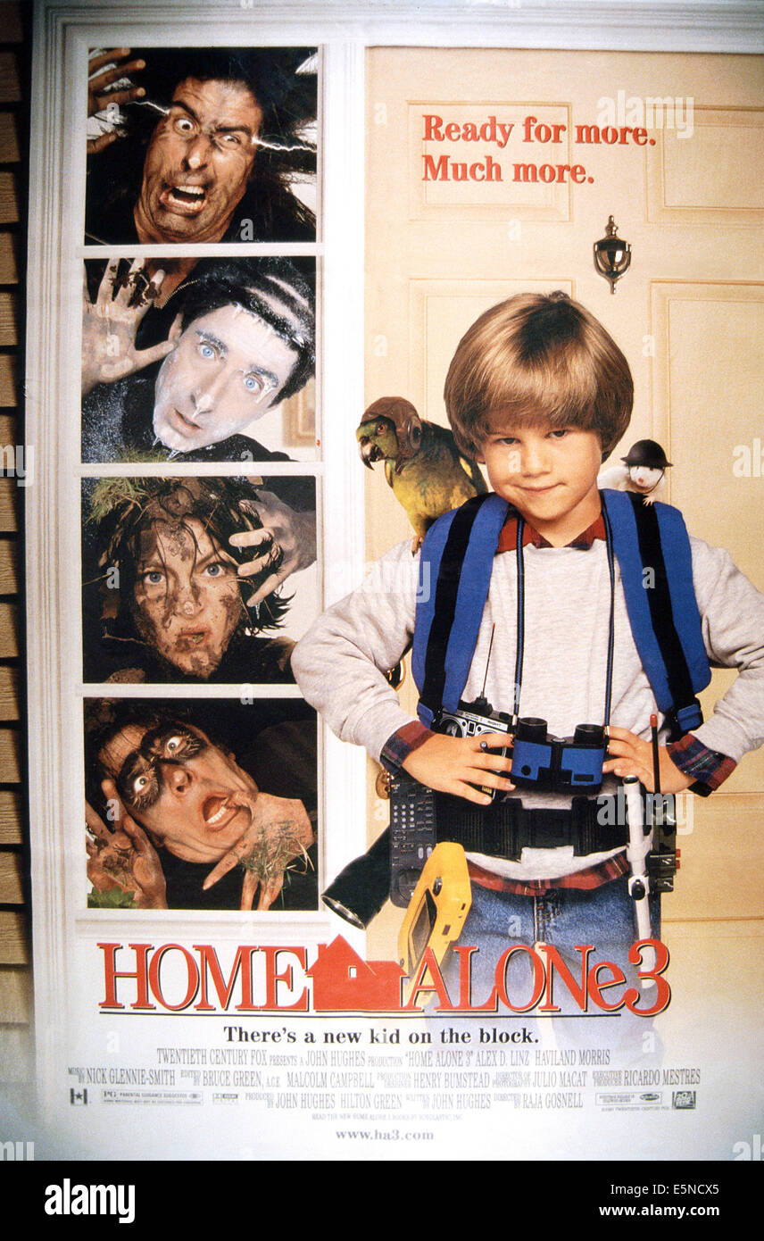 HOME ALONE 3, left from top: Olek Krupa, David Thornton, Rya Kihlstedt, Lenny von Dohlen, Alex D. Linz (right), 1997, TM & Stock Photo