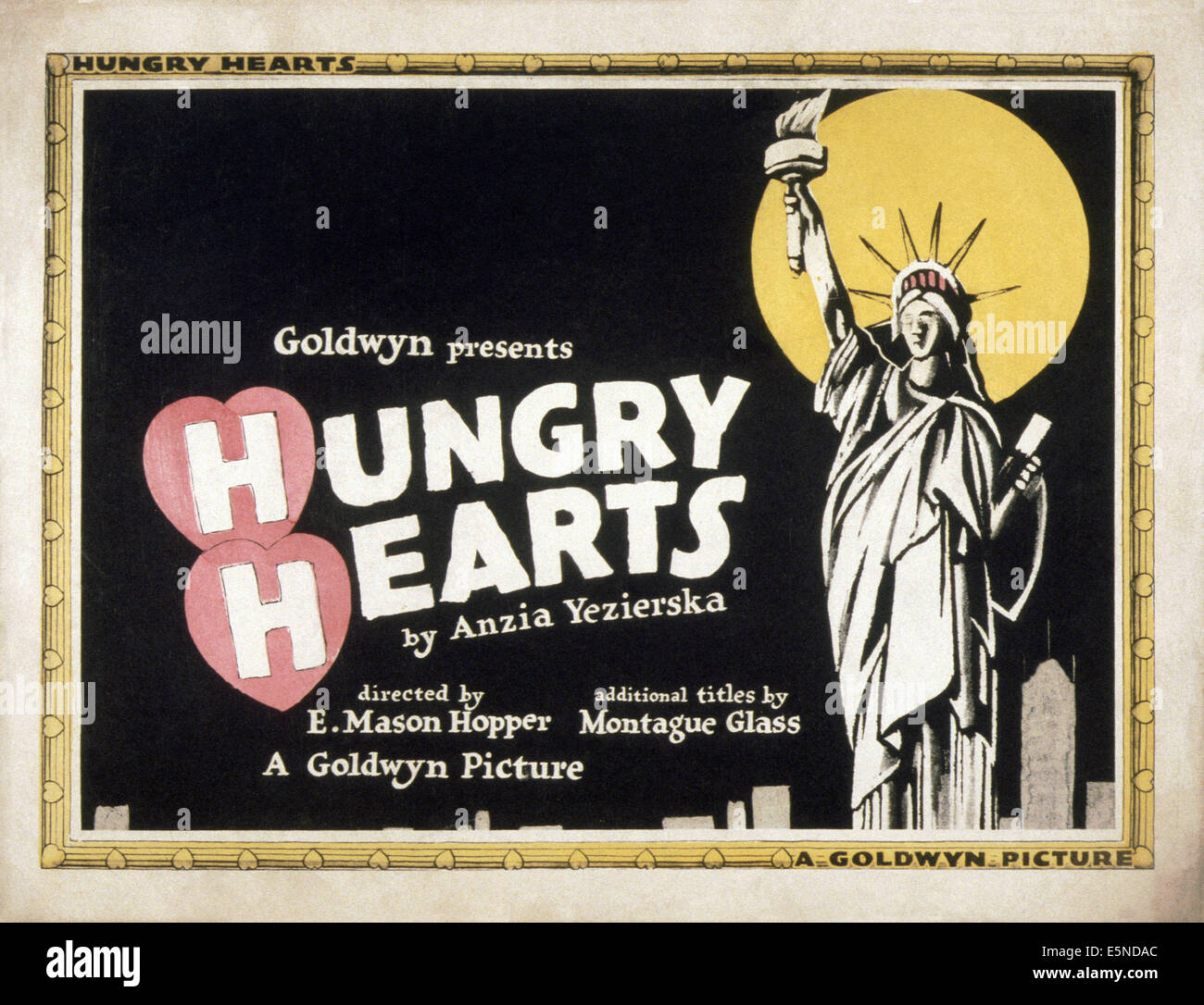 HUNGRY HEARTS, 1922 Stock Photo