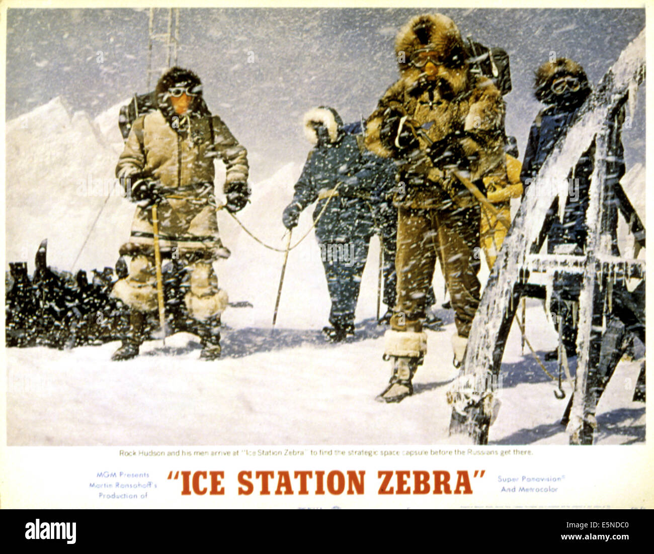 ICE STATION ZEBRA, Rock Hudson (center), 1968 Stock Photo