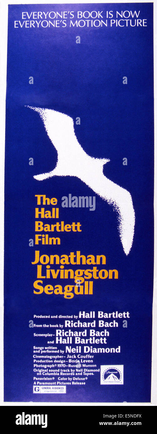 JONATHAN LIVINGSTON SEAGULL, poster, 1973 Stock Photo - Alamy
