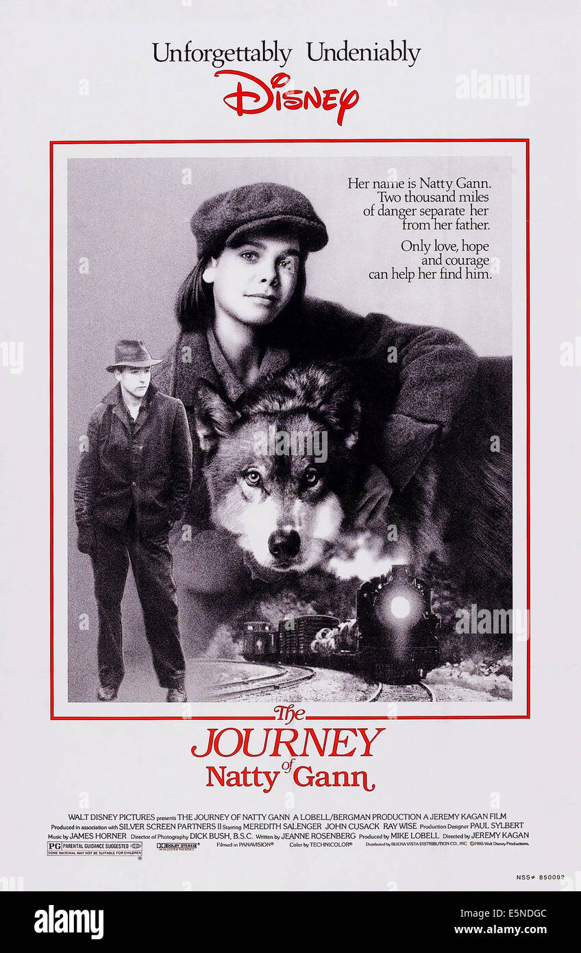THE JOURNEY OF NATTY GANN, U.S. poster, from left, John Cusack ...