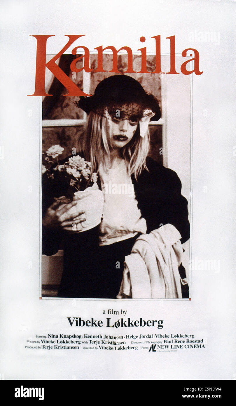 KAMILLA, poster, Nina Knapskog, 1982. ©New Line Cinema/courtesy Everett Collection Stock Photo