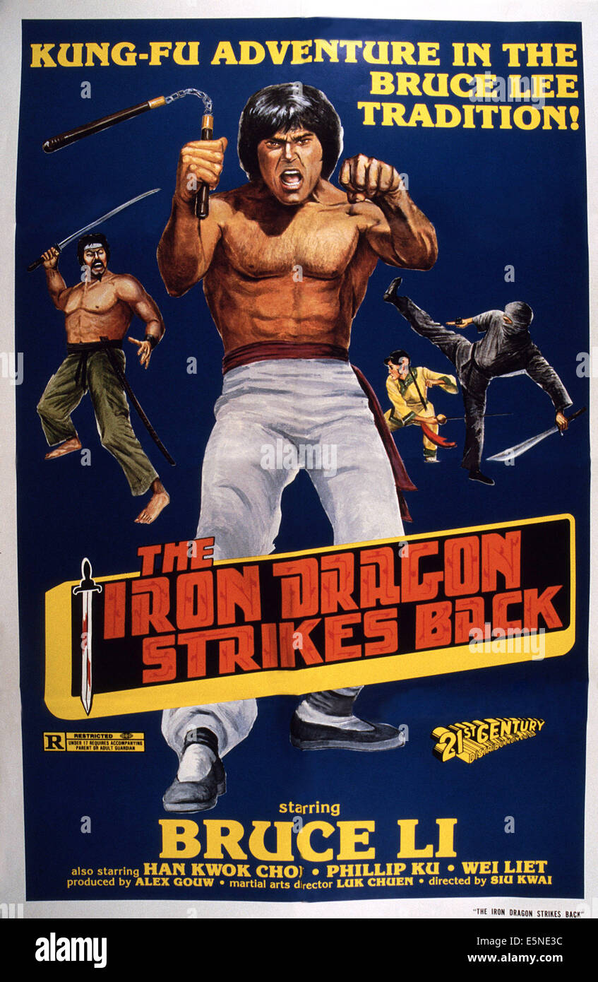 THE IRON DRAGON STRIKES BACK, (aka THE GOLD CONNECTION), poster, Bruce Li, 1979. ©21st Century Distribution/courtesy Everett Stock Photo