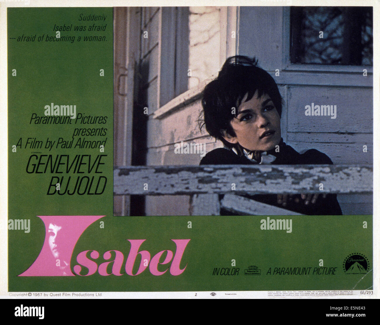 ISABEL, Genevieve Bujold, 1968 Stock Photo