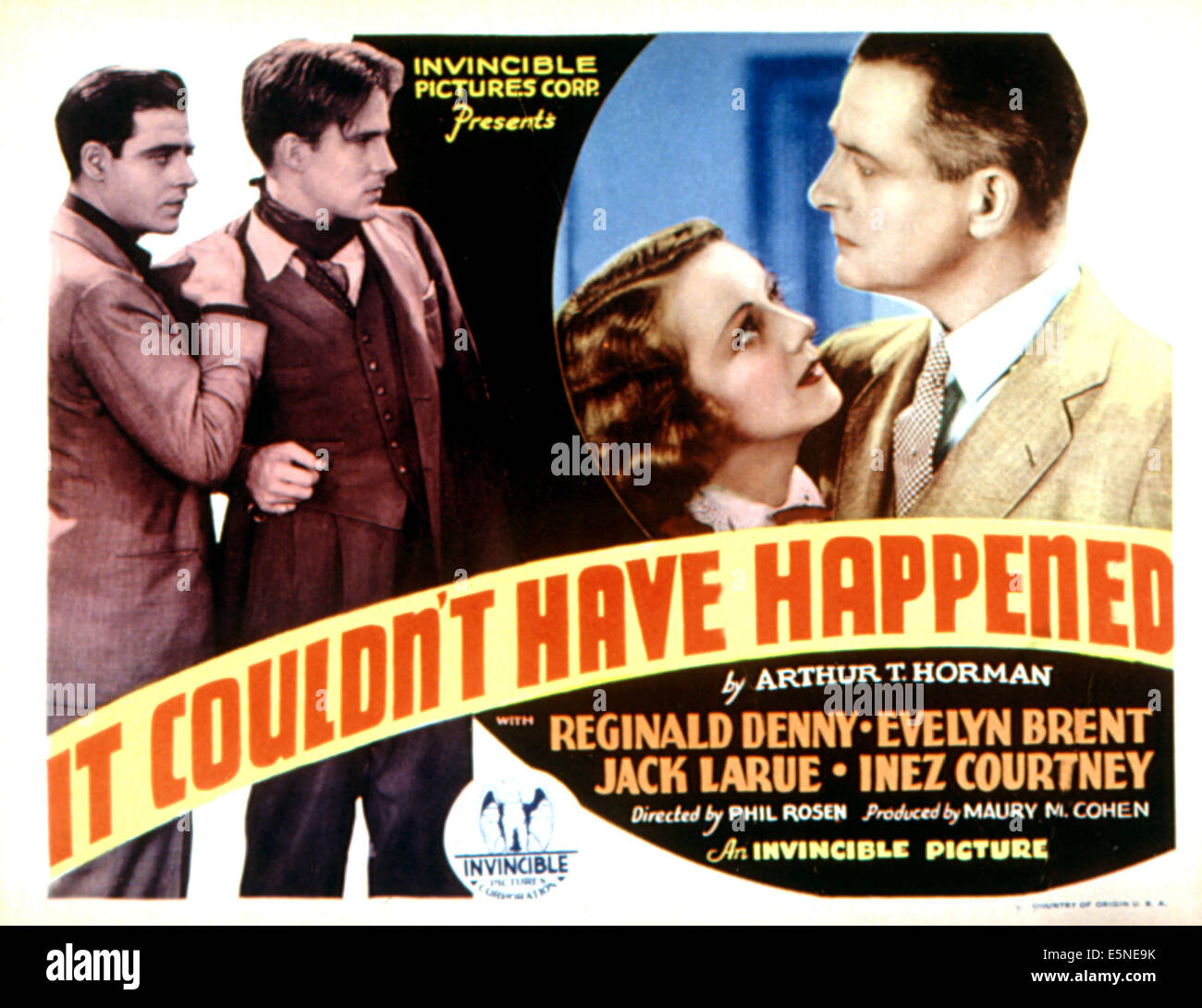 IT COULDN'T HAVE HAPPENED (aka IT COULDN'T HAVE HAPPENED BUT IT DID;   DIVIDED BY TWO), Jack LaRue, Hugh Marlowe, Inez Stock Photo