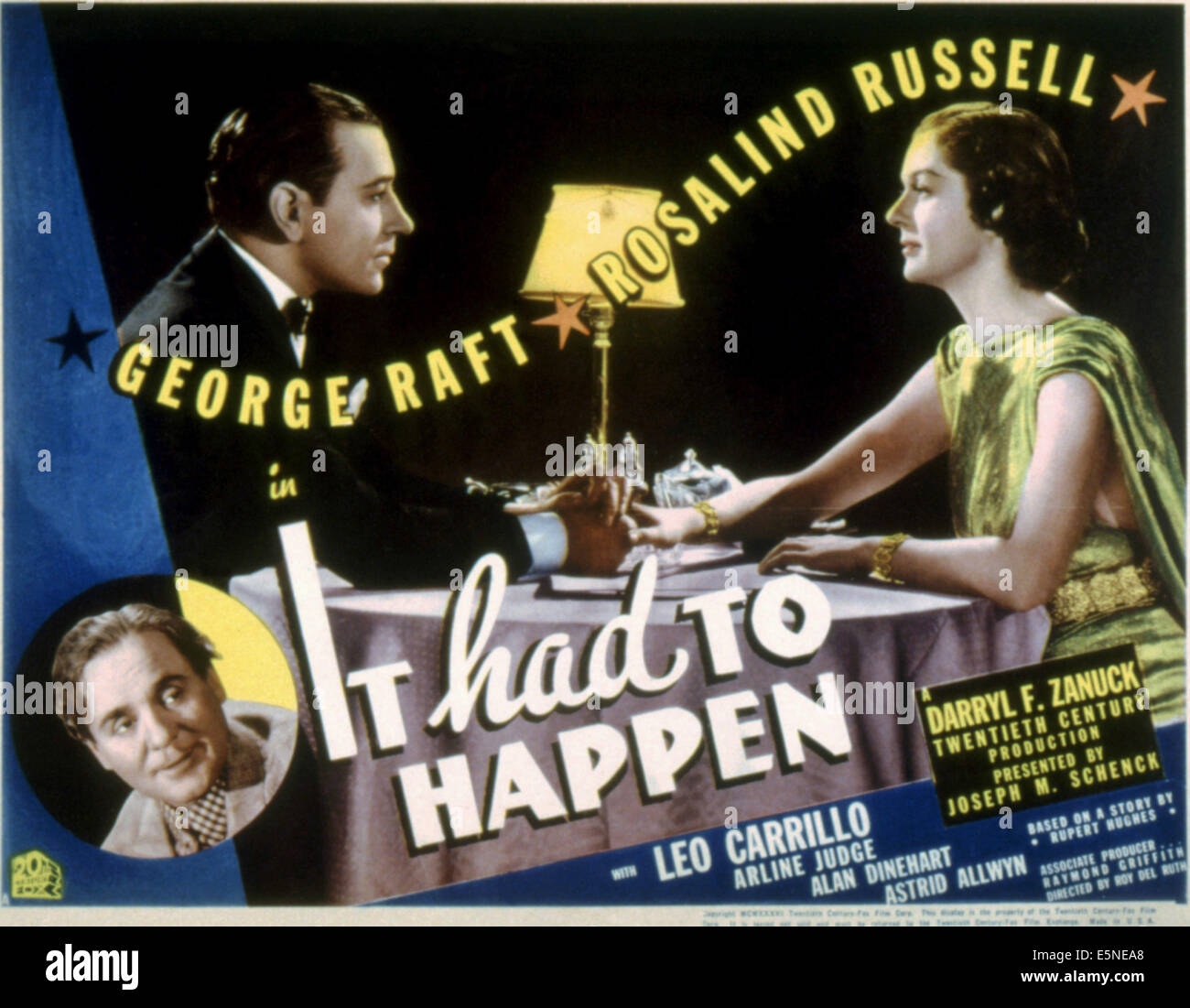 IT HAD TO HAPPEN, Leo Carrillo, Raft, Rosalind Russell, 1936, (c