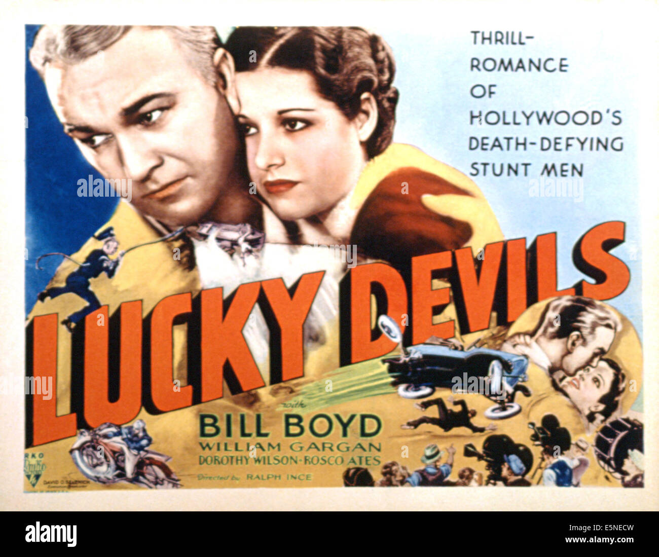 LUCKY DEVILS, William Boyd, Dorothy Wilson, 1933 Stock Photo