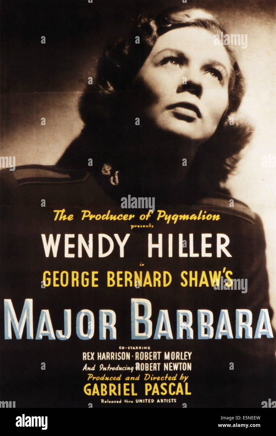 MAJOR BARBARA, Wendy Hiller, 1941 Stock Photo
