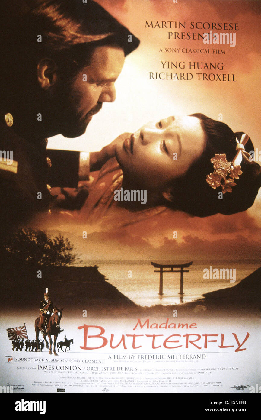 MADAME BUTTERFLY, US poster, from left, Richard Troxell, Ying Huang ...