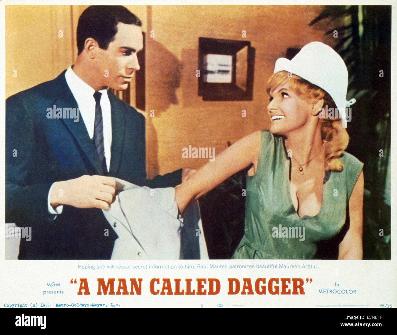 A MAN CALLED DAGGER, Paul Mantee (left), 1968 Stock Photo