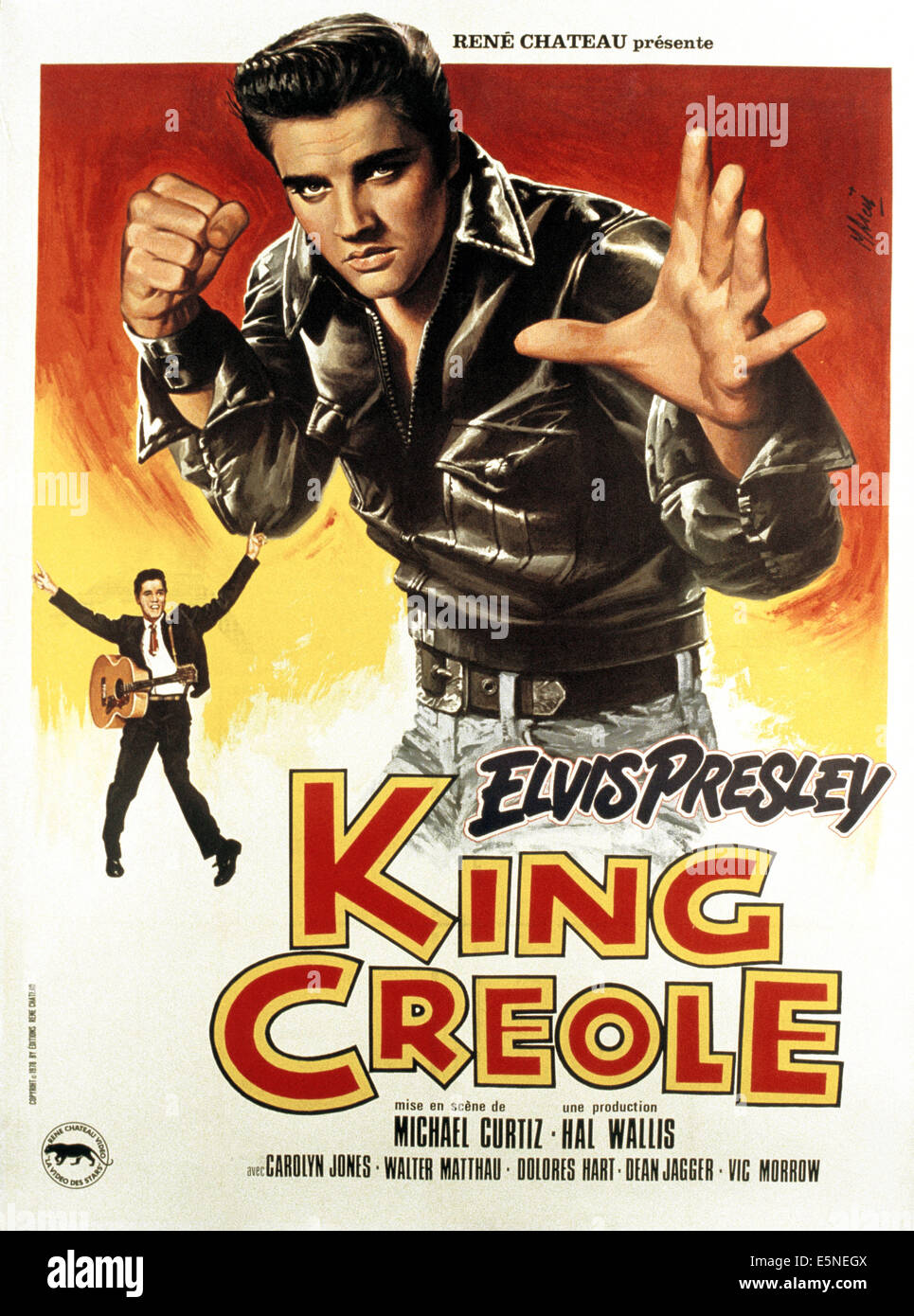 KING CREOLE, Elvis Presley, 1958 Stock Photo