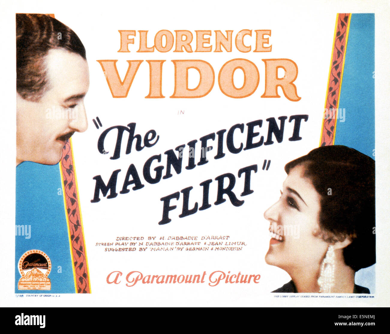 The Magnificent Flirt From Left Albert Conti Florence Vidor 1928 Stock Photo Alamy