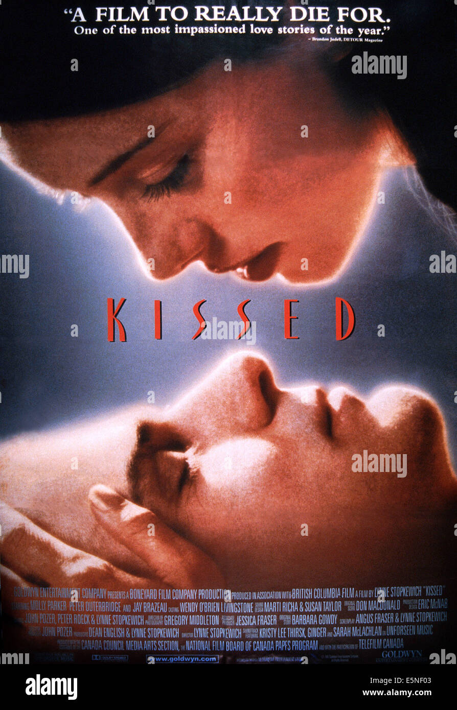 KISSED, Molly Parker (top), Peter Outerbridge, 1996, © Samuel Goldwyn/courtesy Everett Collection Stock Photo