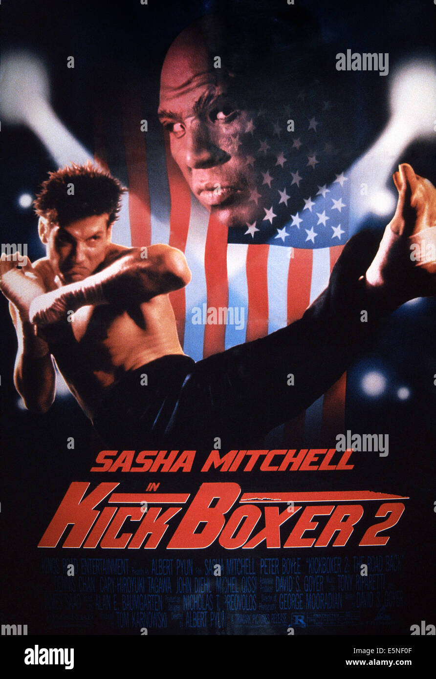 KICKBOXER 2: THE ROAD BACK, poster, Sasha Mitchell, 1991. ©Trimark Pictures/courtesy Everett Collection Stock Photo