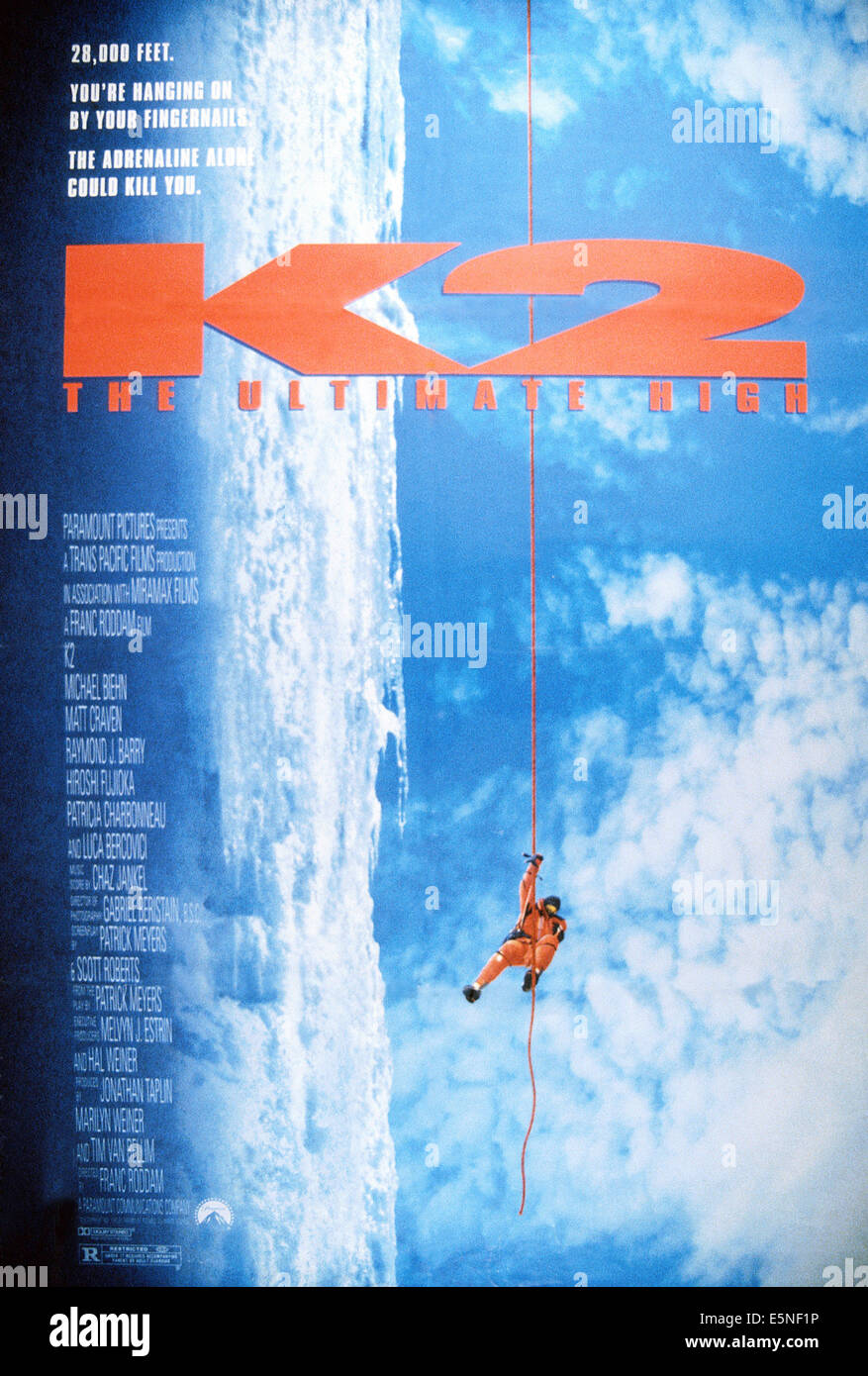 K2, 1991, © Paramount/courtesy Everett Collection Stock Photo