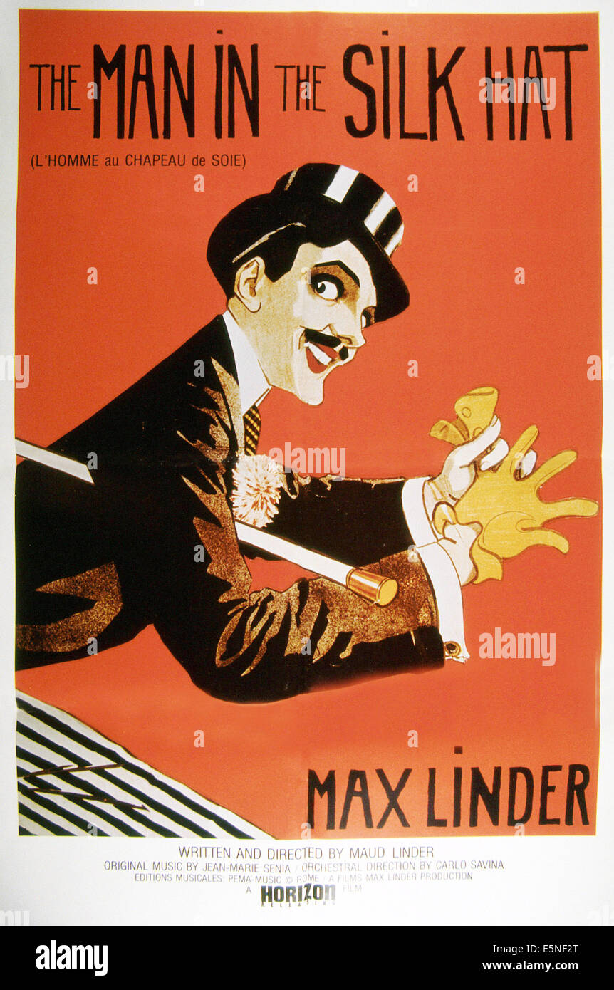 THE MAN IN THE SILK HAT, (aka L'HOMME AU CHAPEAU DE SOIE), poster Stock  Photo - Alamy